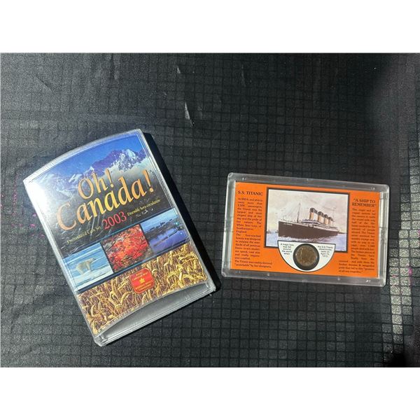 2003 Canada Coin Set and Titanic Coin