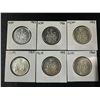 Image 3 : Canadian 80% Silver Half Dollars AU-MS, 116.6g