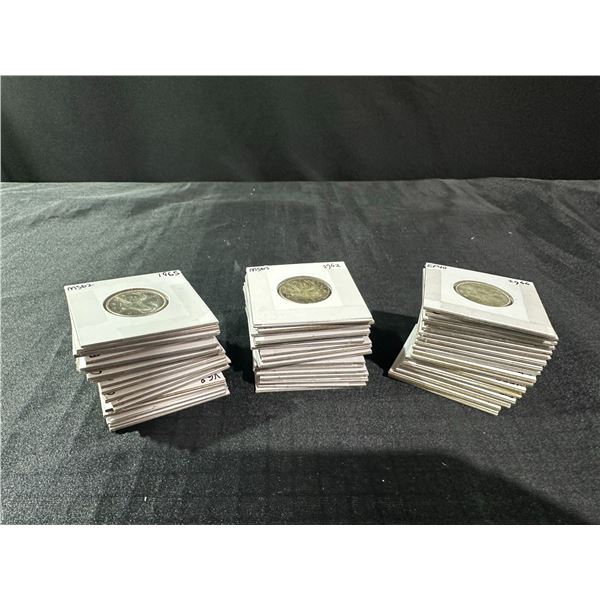 Canadian 80% Silver Quarters, 297.33g