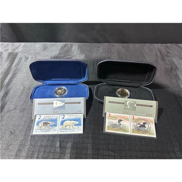 Canada 2000 Millennium Coin and Stamp Sets