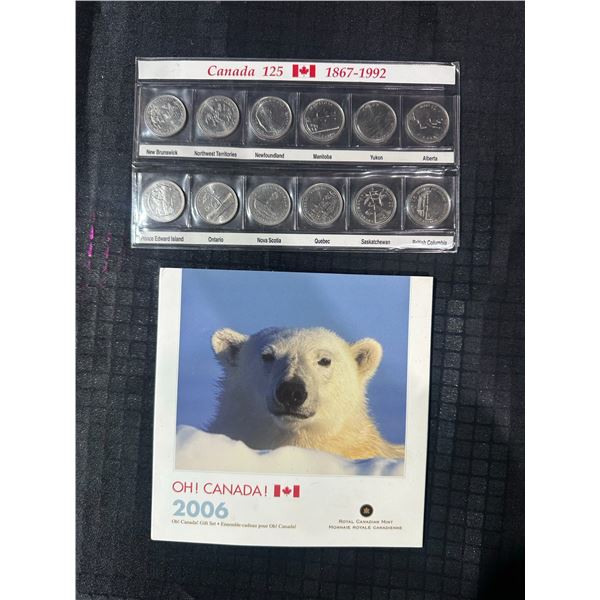 Canada 125 Coin Set & 2006 Proof Set