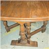 Image 2 : Oak Gate Leg Drop Leaf End Table