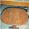 Image 4 : Oak Gate Leg Drop Leaf End Table