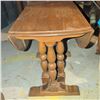 Image 7 : Oak Gate Leg Drop Leaf End Table
