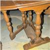 Image 9 : Oak Gate Leg Drop Leaf End Table
