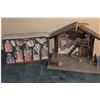 Image 1 : XL Porcelain Nativity Set with Wood Stable