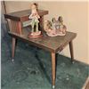 Image 2 : Vintage Telephone Table w/ Decorative Figurines
