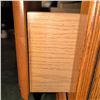 Image 6 : Vintage Two-Drawer Nightstand with Brass Pulls