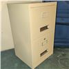 Image 3 : Two-Drawer Metal Filing Cabinet w/ XL Suitcase