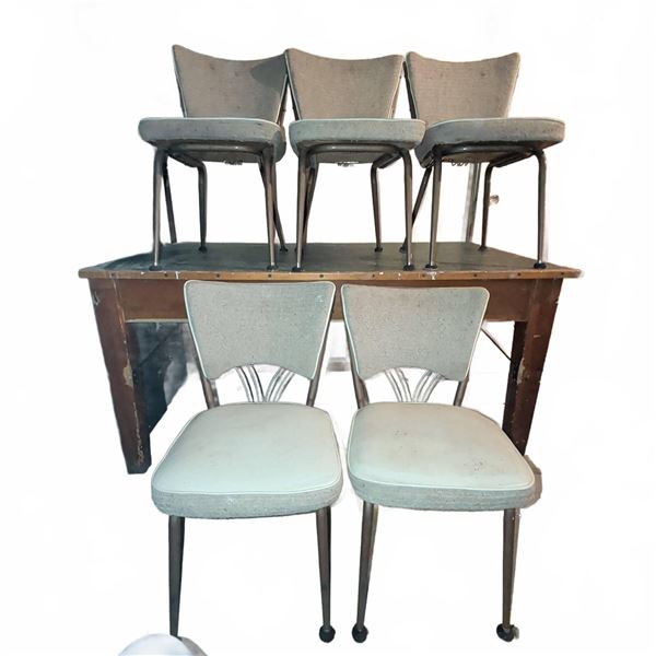 5 Vintage Upholstered Chairs
