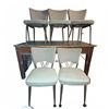 Image 1 : 5 Vintage Upholstered Chairs