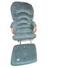 Image 1 : Wood Frame Upholstered Glider w/ Ottoman Glider