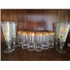 Image 2 : 10 Gold Trimmed Glasses