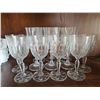Image 2 : 12 Cut Glass Wine Goblets