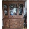 Image 1 : Wooden China Cabinet with Glass Doors