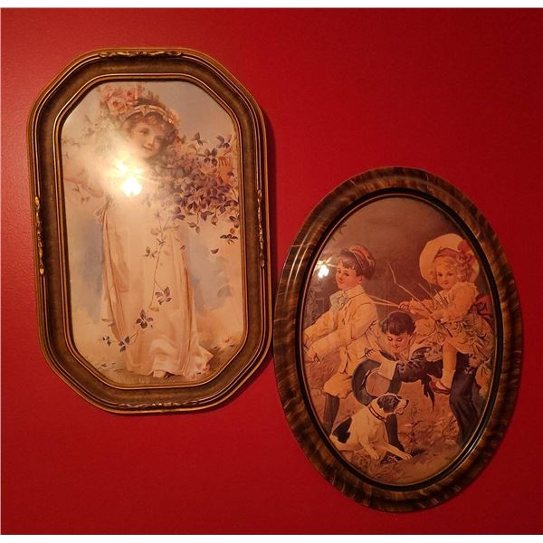 Framed Victorian-Style Prints