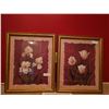 Image 1 : 2 Framed Floral Art Prints, Measured