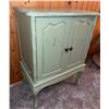 Image 3 : Antique Green Painted Wood Cabinet