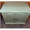 Image 4 : Antique Green Painted Wood Cabinet