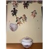Image 1 : Porcelain Cherub Wall Plaques and Floral Soup