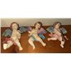 Image 3 : Porcelain Cherub Wall Plaques and Floral Soup
