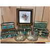 Image 1 : Decorative Metal and Resin Boxes with Framed-