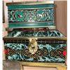 Image 6 : Decorative Metal and Resin Boxes with Framed-