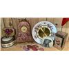 Image 1 : Decorative Tabletop Lot with Clocks