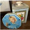 Image 2 : Decorative Tin Boxes and Framed Emb