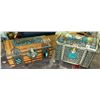 Image 3 : Decorative Wooden and Metal Jewelry Box Set