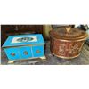 Image 4 : Decorative Wooden and Metal Jewelry Box Set