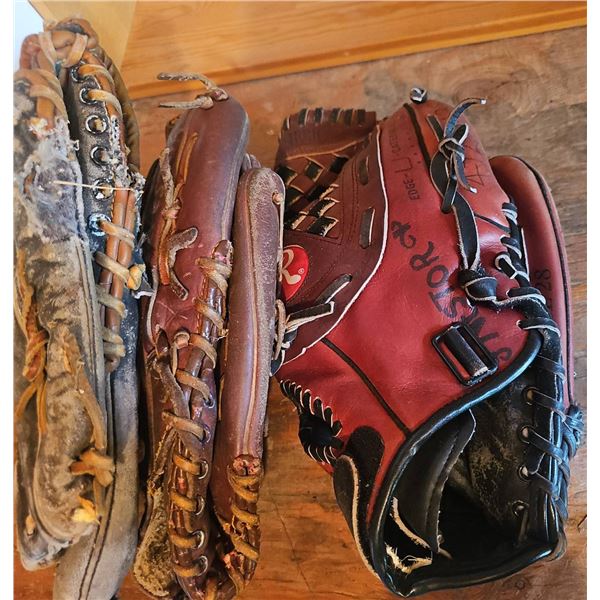 Sports Glove Lot and Badminton Racket