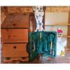 Image 1 : Wood Storage Units And Garden Tool Set