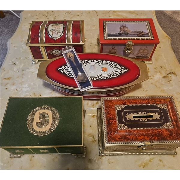 Decorative Assorted Trinket/Jewelry Boxes