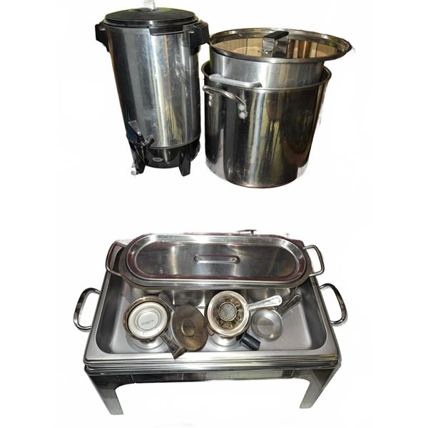 Browne Stainless Steel Chafer with Coffee Urn