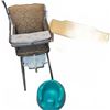 Image 1 : Child's High Chair, Bumbo Seat, and Wall Rack