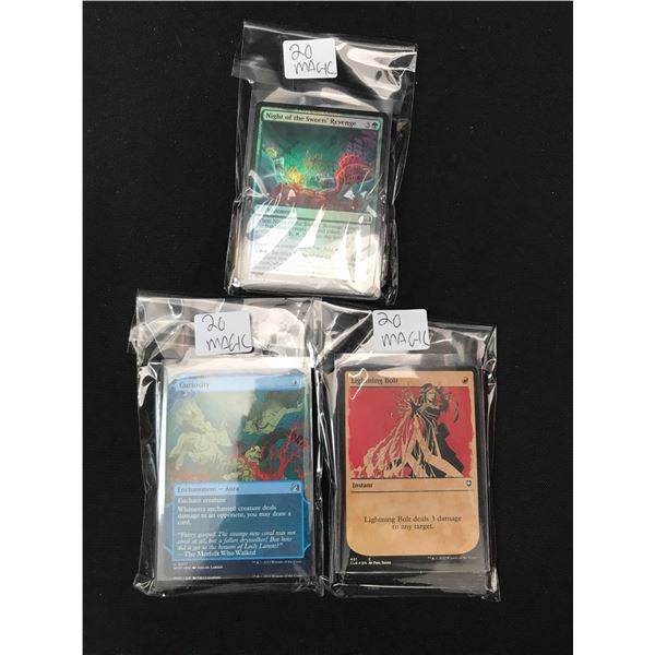 LOT OF 60 MAGIC TCG TRADING CARDS