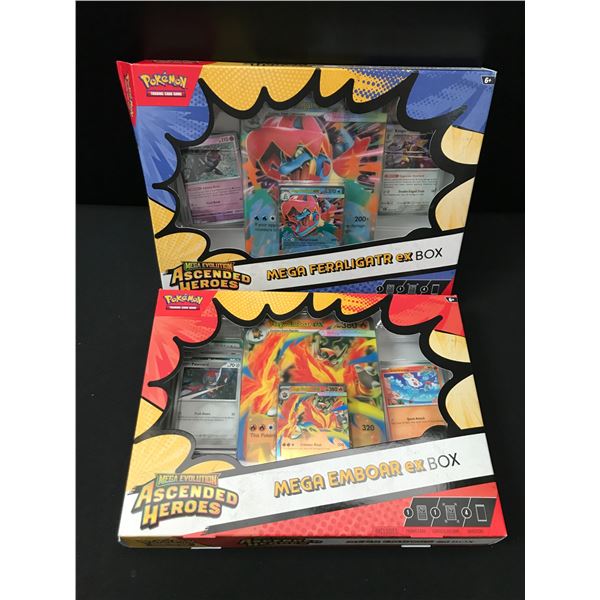 LOT OF 2 POKEMON TCG ASCENDED HEROES MEGA BOXES - BULK