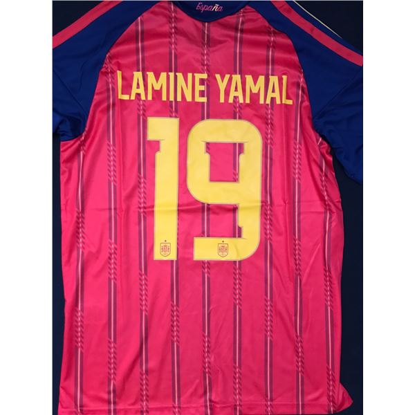 NEW WITH TAGS LAMINE YAMAL  SPAIN SOCCER JERSEY
