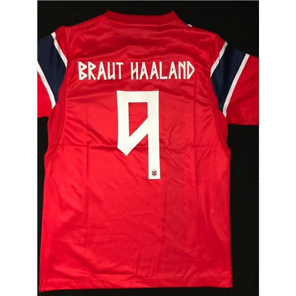 NEW WITH TAGS ERLING HAALAND NORWAY SOCCER JERSEY