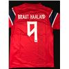 Image 1 : NEW WITH TAGS ERLING HAALAND NORWAY SOCCER JERSEY