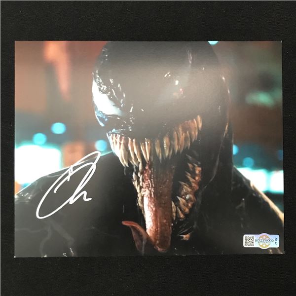 TOM HARDY SIGNED VENOM 8X10 - HOLLYWOOD COA