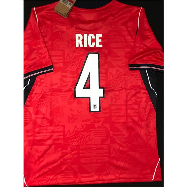 NEW WITH TAGS DECLAN RICE ENGLAND SOCCER JERSEY