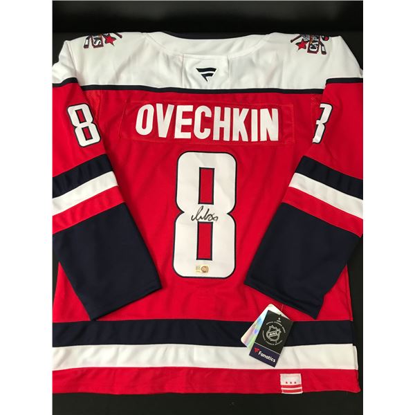 ALEXANDER OVECHKIN SIGNED WASHINGTON CAPITALS CUSTOM HOCKEY JERSEY - ELITE COA