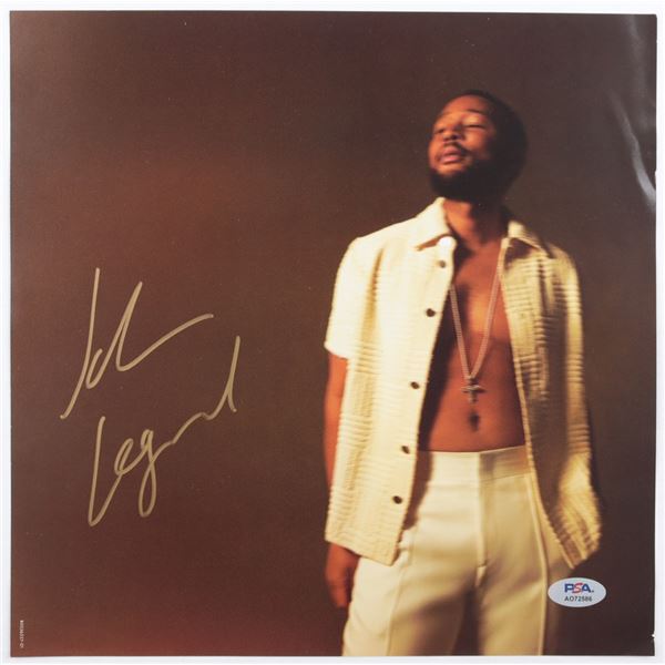 JOHN LEGEND SIGNED VINYL RECORD SLEEVE - PSA COA