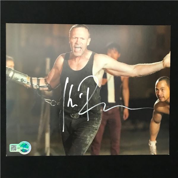 MICHAEL ROOKER SIGNED WALKING DEAD 8X10 - WWOC COA