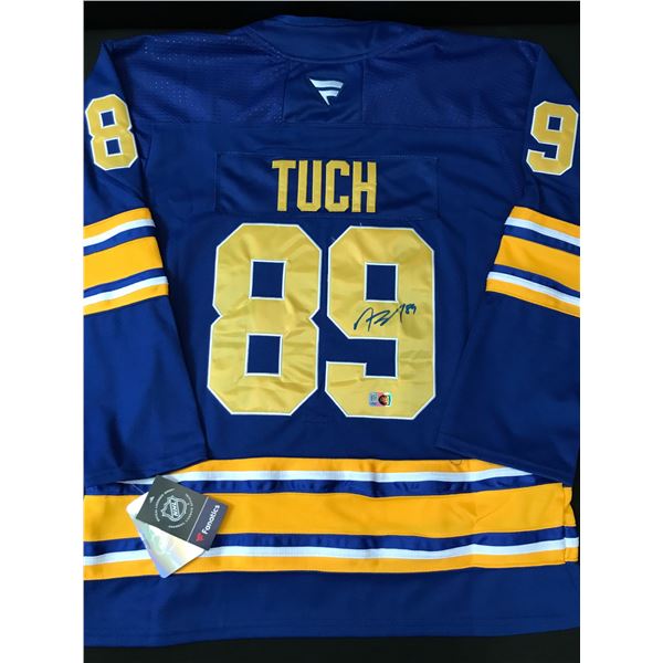ALEX TUCH SIGNED BUFFALO SABRES CUSTOM JERSEY - ELITE COA