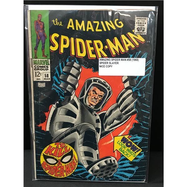 THE AMAZING SPIDERMAN #58 (1968) - MARVEL COMICS