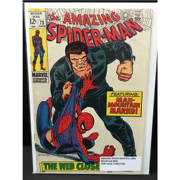 THE AMAZING SPIDERMAN #73 (1969) - MARVEL COMICS