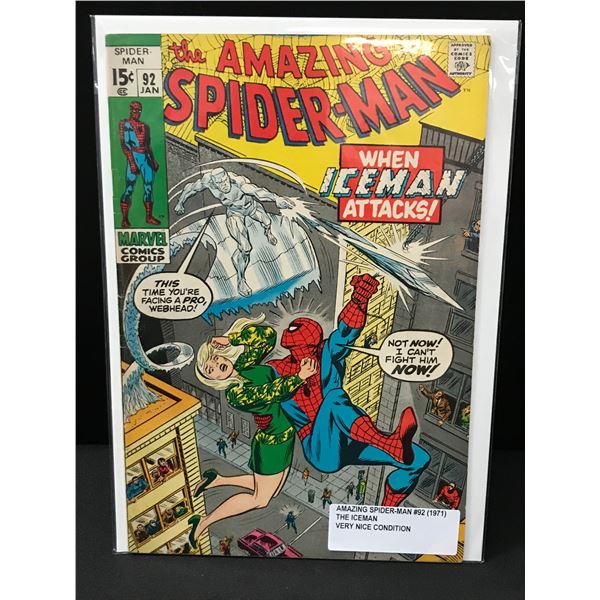 THE AMAZING SPIDERMAN #92 (1971) - MARVEL COMICS